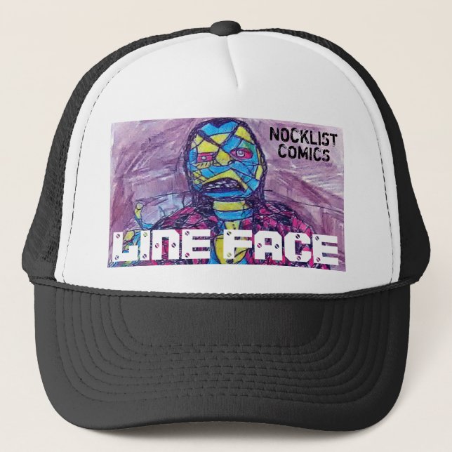 COMIC FÜR DIE LINIENFACE TRUCKERKAPPE (Vorderseite)
