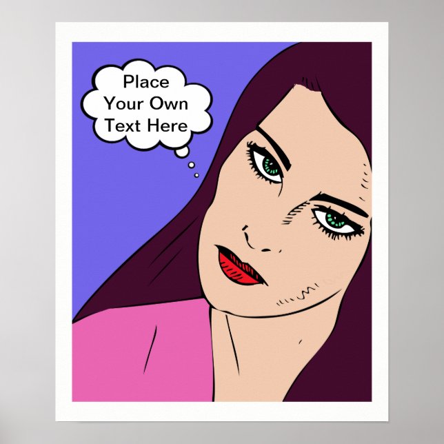 Comic Girl #1 Poster (Vorne)