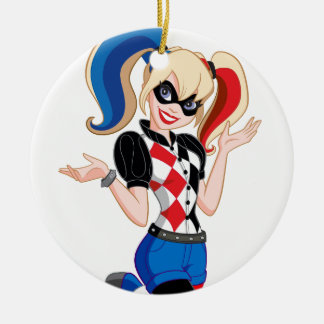 Comic Girl Keramik Ornament