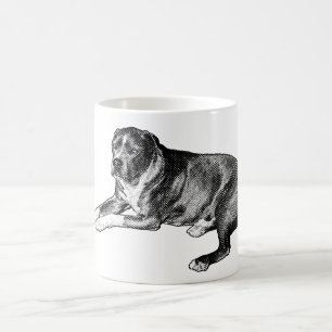 Comic Halftone Pup - Gemütliche Tasse