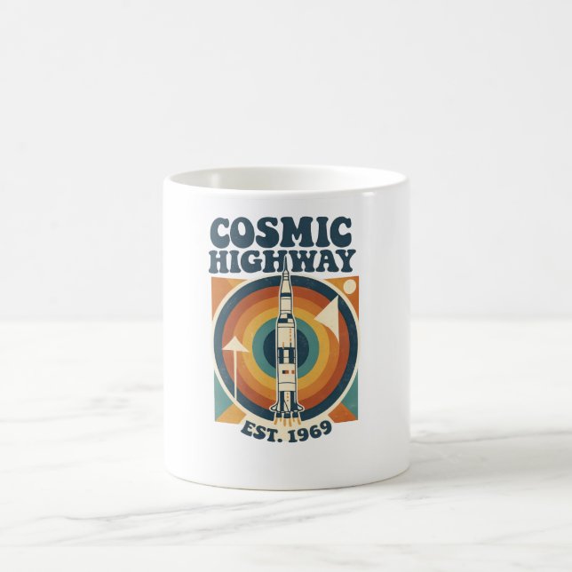 Comic Highway – Lustige Pop Art für Comic-Fans Kaffeetasse (Mittel)