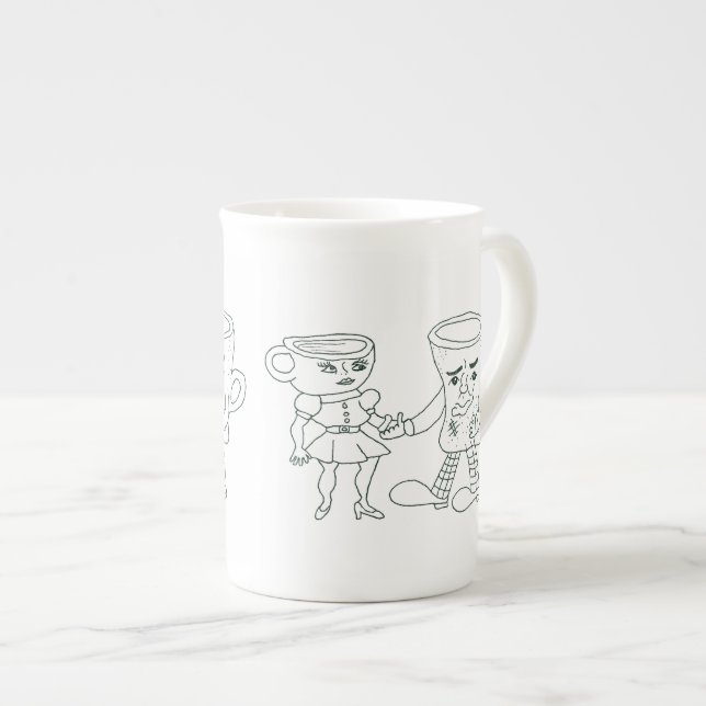 Comic Jubiläum Tasse (Vorderseite Rechts)
