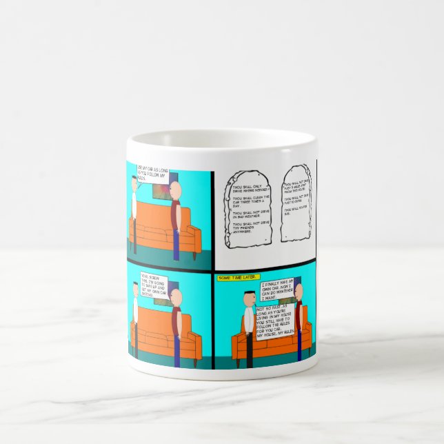 Comic Kaffeetasse (Mittel)