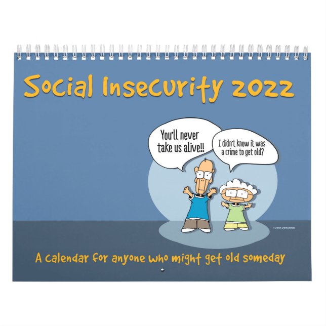 Comic-Kalender 2022 "Soziale Unsicherheit" Kalender (Titelbild)