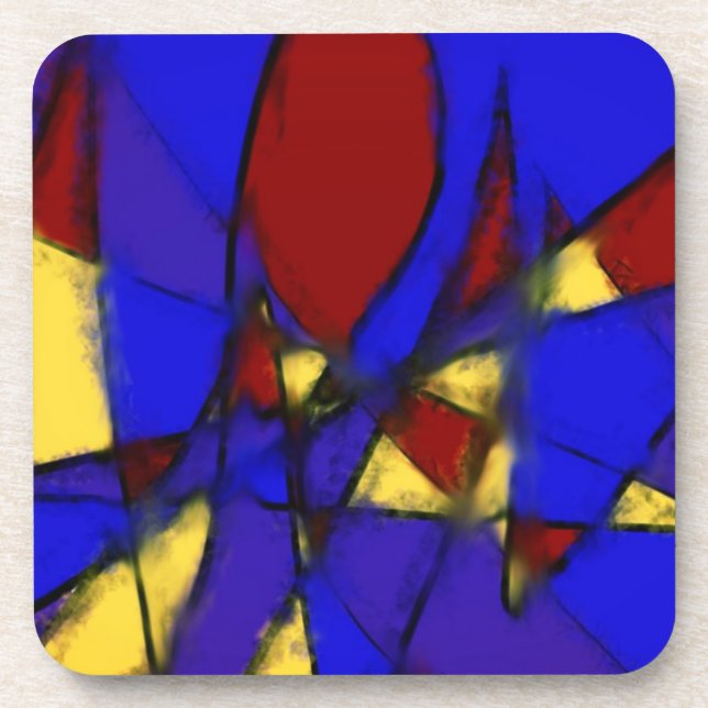 Comic Liebe Getränkeuntersetzer (Vorderseite)