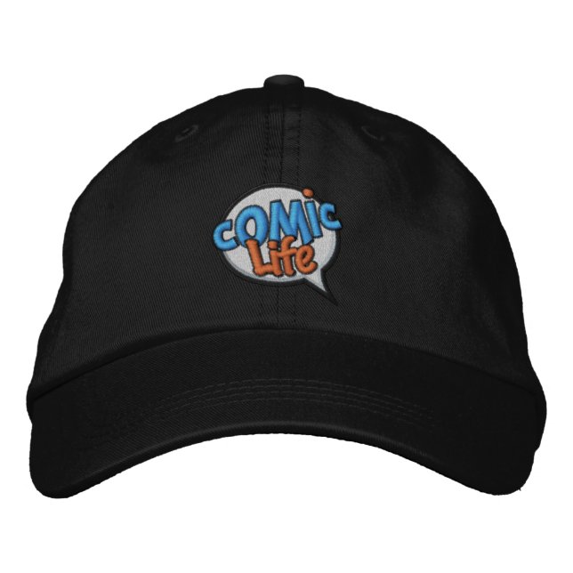 Comic Life bestickte Hülle Baseballkappe (Vorderseite)