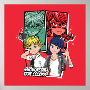 Comic Marinette & Adrien Poster