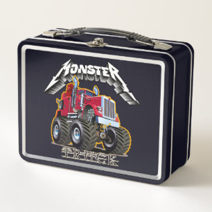 Comic-Monstertruck Metall Brotdose