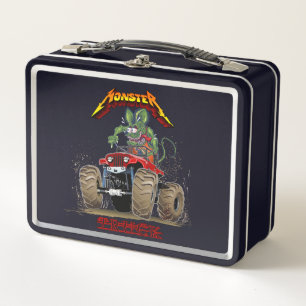 Comic-Monstertruck Metall Brotdose