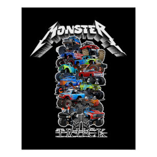 Comic-Monstertruck Poster