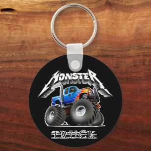 Comic-Monstertruck Schlüsselanhänger