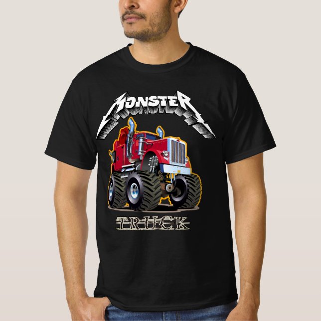 Comic-Monstertruck T-Shirt (Vorderseite)