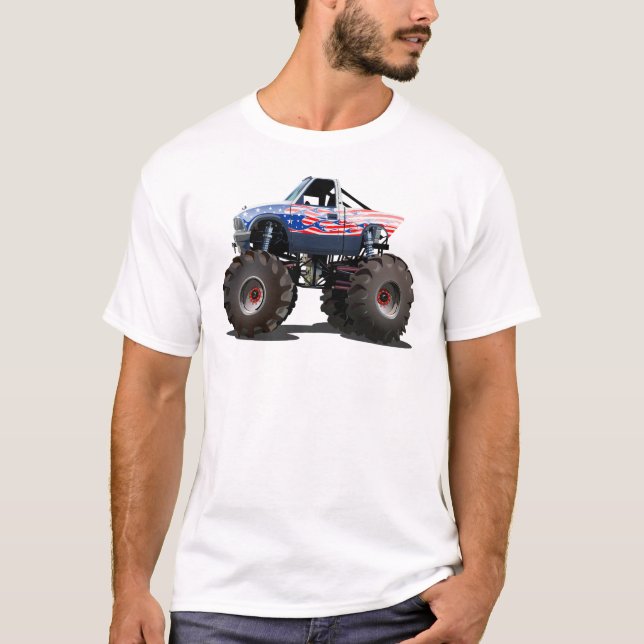 Comic-Monstertruck T-Shirt (Vorderseite)