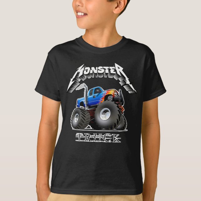 Comic-Monstertruck T-Shirt (Vorderseite)