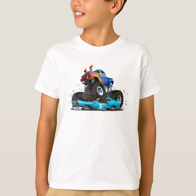Comic-Monstertruck T-Shirt (Vorderseite)