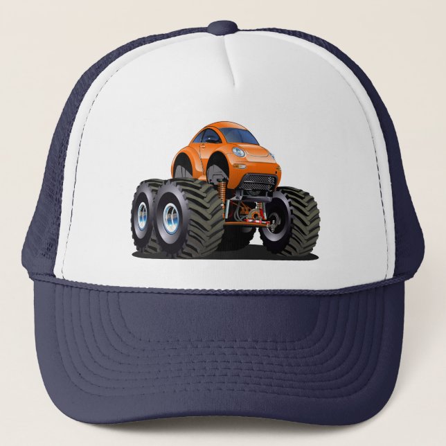 Comic-Monstertruck Truckerkappe (Vorderseite)