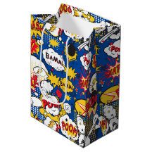 Comic-Muster-Geschenktasche
