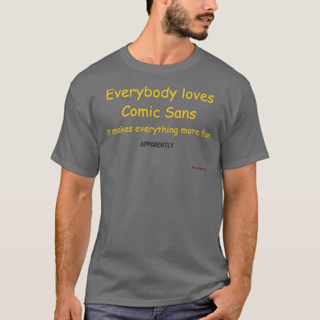 Comic ohne ist Spaß T-Shirt (Vorderseite)