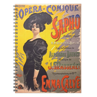 Comic-Oper Playbill 1897 Notizblock