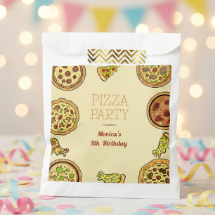 Comic-Pizza-Party-Geburtstag Geschenktütchen