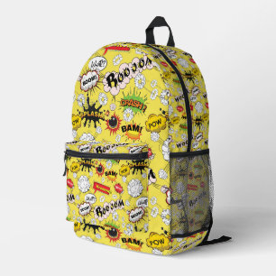Comic Pop-Art Bedruckter Rucksack