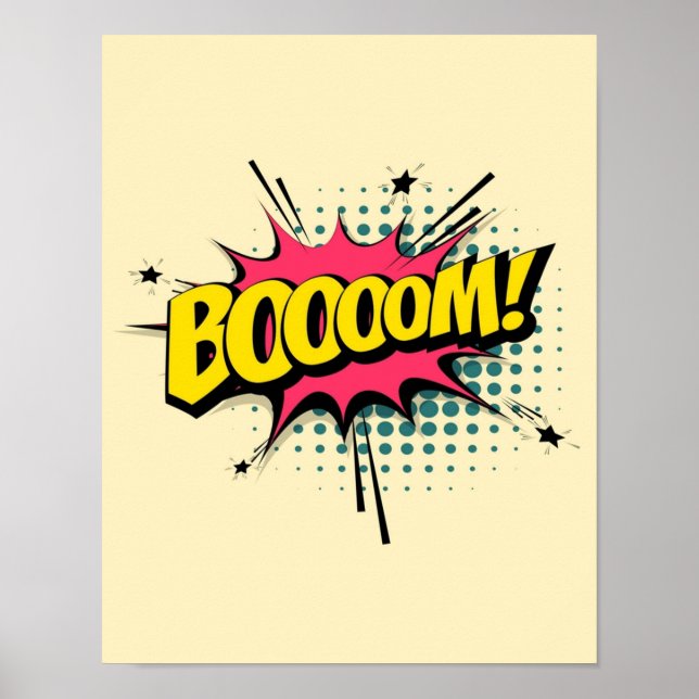 Comic Pop Art Poster (Vorne)