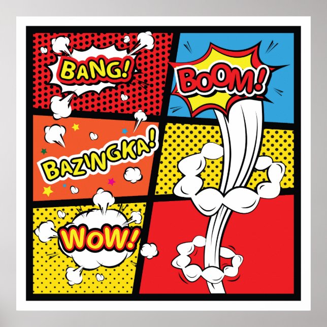 Comic Pop Art Poster (Vorne)