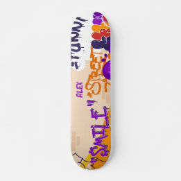 Comic-Pop-Art-Style Skateboard für Jungen