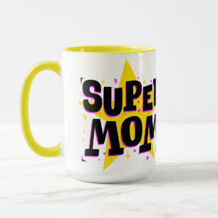 Comic Pop Art Super Mama Tasse