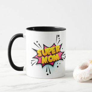 Comic Pop Art Super-Mama-Tasse Tasse