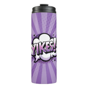 Comic Pop Art YIKES! Thermosbecher