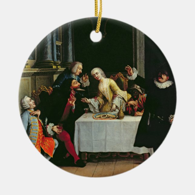 Comic-Schauspieler Keramik Ornament (Vorne)