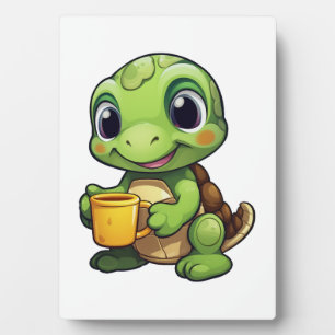 Comic-Schildkröten-Illustration Kopie Kopie Kopie  Fotoplatte