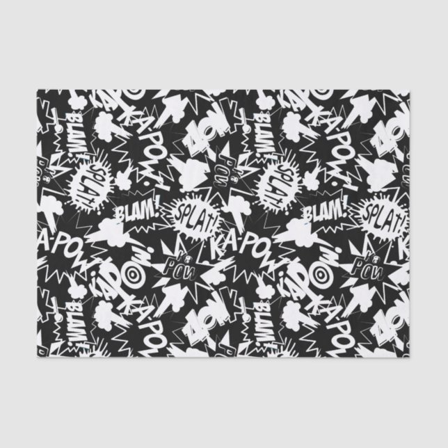 Comic Seidenpapier (Vorderseite)