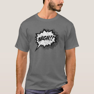 Comic Speech Bubble Curses Argh Lustigen Sprüche P T-Shirt