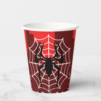 Comic Spider Thema Geburtstagsfeier Papiertasse Pappbecher