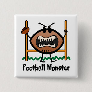 Comic-Sport-Clip-Art-wütendes-verrücktes-Fußball-M Button