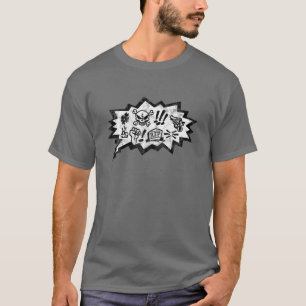 Comic-Sprechblase Kurse Rip Skull-Lustige Sprüche T-Shirt