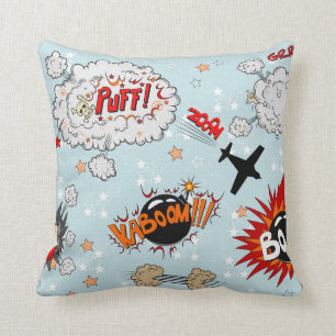 Comic-Stil Superhelden-Design Kissen