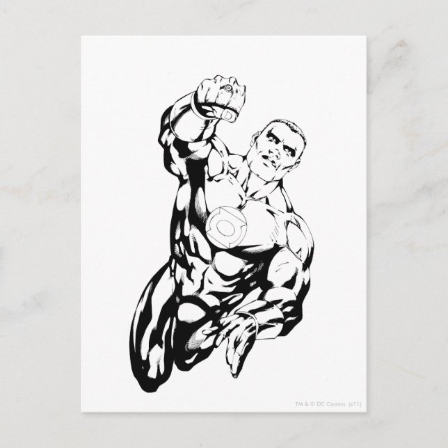 Comic Style - Aufblasen, Schwarz und Weiß Postkarte (Vorderseite)