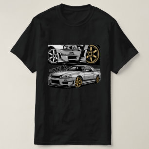 Comic Style GT-R Skyline R34 T-Shirt