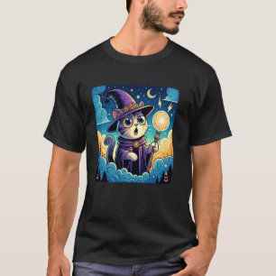Comic Style Katzenliebhaber Lustige Reaktion Zaube T-Shirt