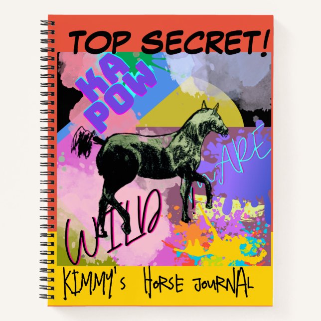 COMIC STYLE MARE-Abbildung Notizbuch (Vorderseite)