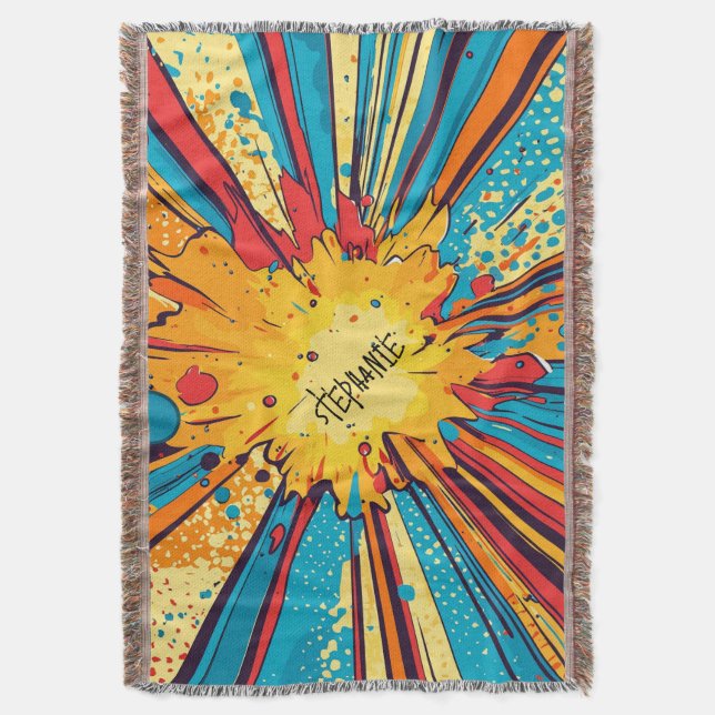 Comic Style Pop Art Explosion (11) Decke (Vorderseite Vertikal)