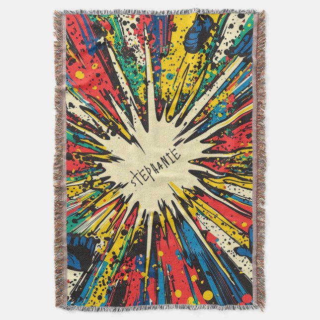 Comic Style Pop Art Explosion (2) Decke (Vorderseite Vertikal)