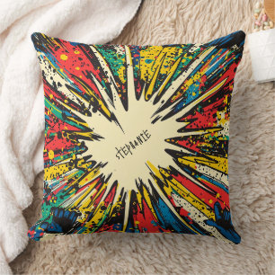 Comic Style Pop Art Explosion (2) Kissen