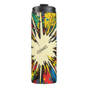 Comic Style Pop Art Explosion (2) Thermosbecher