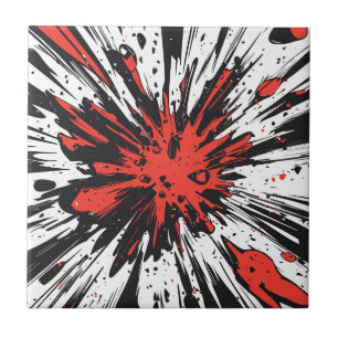 Comic Style Pop Art Explosion (7) Fliese