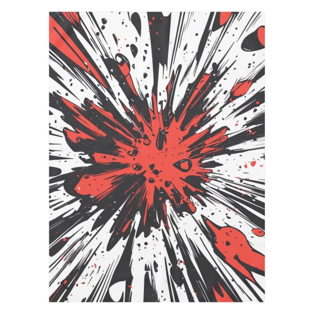 Comic Style Pop Art Explosion (7) Tischdecke (Vorderseite)