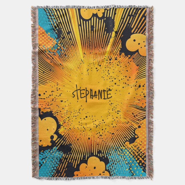 Comic Style Pop Art Explosion (8) Decke (Vorderseite Vertikal)